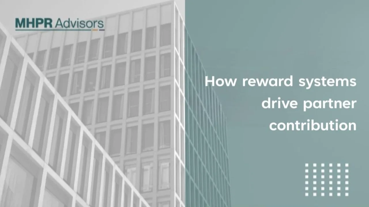 How reward systems drive partner contribution