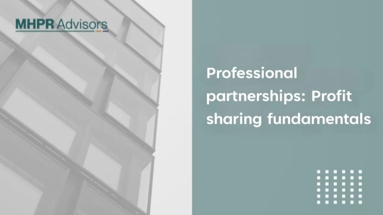 Professional partnerships profit sharing fundamentals